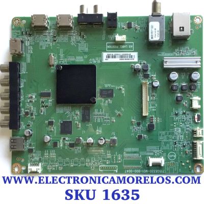 MAIN PARA TV VIZIO SMART TV / NUMERO DE PARTE XHCB02K013 / 756TXHCB02K013 / 715G8320-M01-B00-004T / PANEL TPT500J1-HVN07.U REV:S500Y / MODELOS D50F-E1 / D50F-E1 LTMWVT / D50F-E1 LTM7VT / D50F-E1 LTMWVTET / D50F-E1 LTM7VTLT